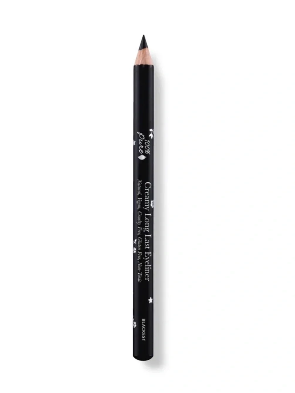100% Pure Creamy Long Last Eyeliner Pencil - Black